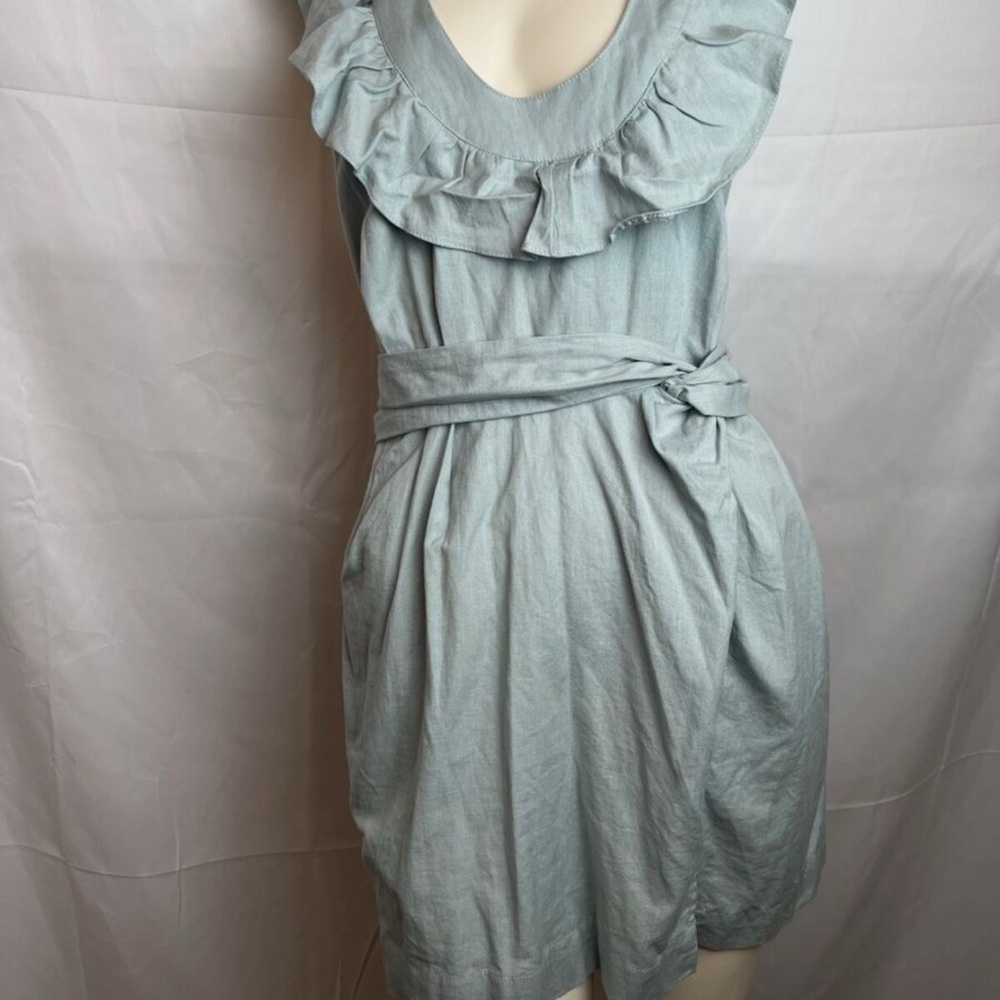 Free People Ruffle Cross Back Dress with Pockets